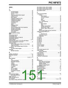 浏览型号PIC16F872-I/SS的Datasheet PDF文件第151页