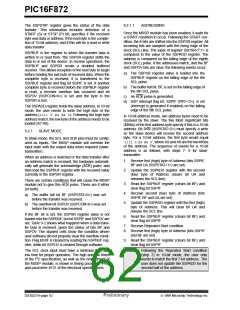 浏览型号PIC16F872-I/SS的Datasheet PDF文件第62页