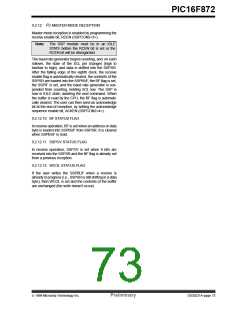 浏览型号PIC16F872-I/SS的Datasheet PDF文件第73页