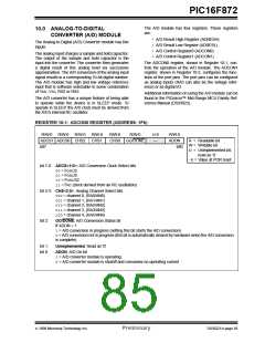 浏览型号PIC16F872-I/SS的Datasheet PDF文件第85页