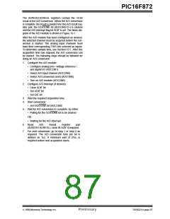 浏览型号PIC16F872-I/SS的Datasheet PDF文件第87页