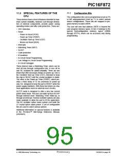 浏览型号PIC16F872-I/SS的Datasheet PDF文件第95页