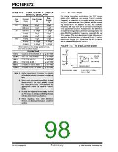 浏览型号PIC16F872-I/SS的Datasheet PDF文件第98页