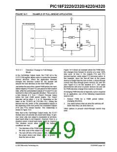 浏览型号PIC18F2320-I/SP的Datasheet PDF文件第149页