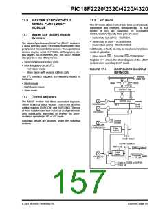 浏览型号PIC18F4320-I/P的Datasheet PDF文件第157页