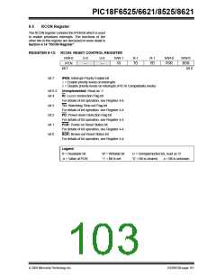 浏览型号PIC18F8621-I/PT的Datasheet PDF文件第103页