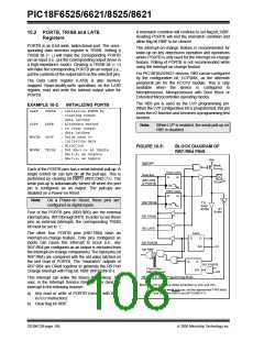 浏览型号PIC18F8621-I/PT的Datasheet PDF文件第108页