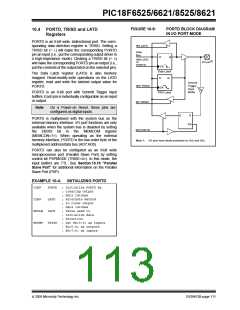 浏览型号PIC18F8621-I/PT的Datasheet PDF文件第113页