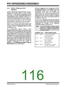 浏览型号PIC18F8621-I/PT的Datasheet PDF文件第116页