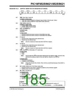 浏览型号PIC18F8621-I/PT的Datasheet PDF文件第185页