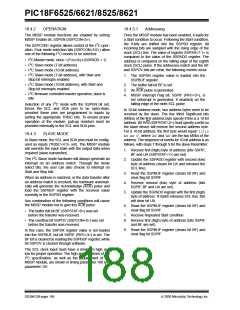 浏览型号PIC18F8621-I/PT的Datasheet PDF文件第188页