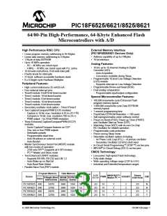 浏览型号PIC18F8621-I/PT的Datasheet PDF文件第3页