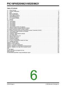 浏览型号PIC18F8621-I/PT的Datasheet PDF文件第6页