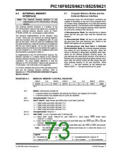 浏览型号PIC18F8621-I/PT的Datasheet PDF文件第73页