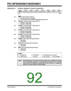 浏览型号PIC18F8621-I/PT的Datasheet PDF文件第92页