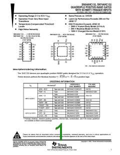 浏览型号SN54AHC132J的Datasheet PDF文件第1页