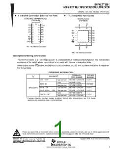 浏览型号SN74CBT3251PWR的Datasheet PDF文件第1页