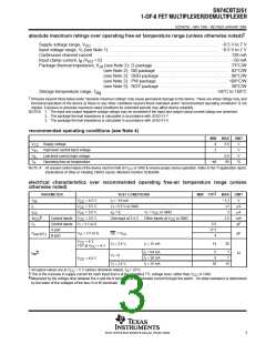 浏览型号SN74CBT3251PWR的Datasheet PDF文件第3页