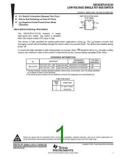 浏览型号SN74CBTLV1G125DBVR的Datasheet PDF文件第1页