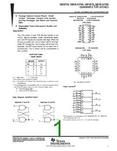 浏览型号SN74LS279AN的Datasheet PDF文件第1页