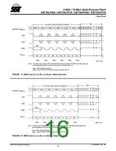 浏览型号SST39VF016-70-4I-B3K的Datasheet PDF文件第16页