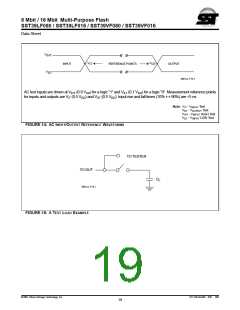 浏览型号SST39VF016-70-4I-B3K的Datasheet PDF文件第19页