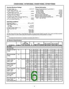 浏览型号CD74HC4046AM的Datasheet PDF文件第6页