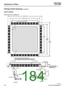 浏览型号OR2C04A-2J208I的Datasheet PDF文件第184页