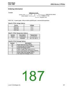 浏览型号OR2C04A-2J208I的Datasheet PDF文件第187页