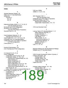 浏览型号OR2C04A-2J208I的Datasheet PDF文件第189页