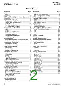 浏览型号OR2C10A-2BA240I的Datasheet PDF文件第2页