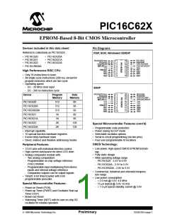 浏览型号PIC16C620A-04E/SS的Datasheet PDF文件第1页
