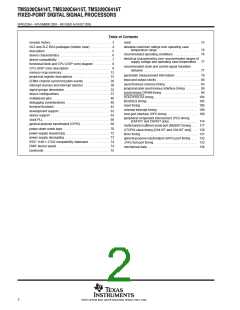 浏览型号TMS320C6416TZLZ7的Datasheet PDF文件第2页