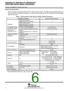 浏览型号TMS320C6416TZLZ7的Datasheet PDF文件第6页