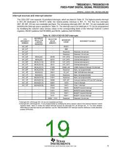 浏览型号TMS320C6211FZ120的Datasheet PDF文件第19页