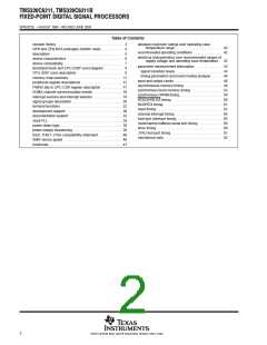 浏览型号TMS320C6211FZ120的Datasheet PDF文件第2页