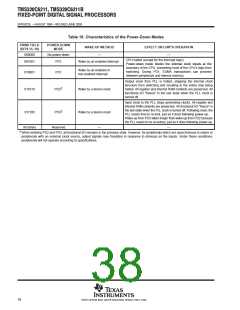 浏览型号TMS320C6211FZ120的Datasheet PDF文件第38页
