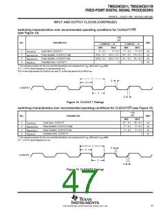 浏览型号TMS320C6211FZ120的Datasheet PDF文件第47页