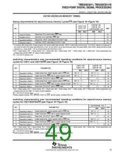 浏览型号TMS320C6211FZ120的Datasheet PDF文件第49页