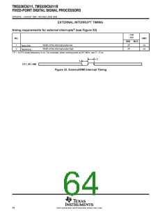 浏览型号TMS320C6211FZ120的Datasheet PDF文件第64页