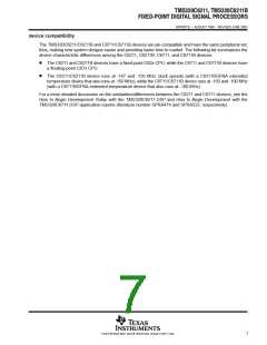 浏览型号TMS320C6211FZ120的Datasheet PDF文件第7页