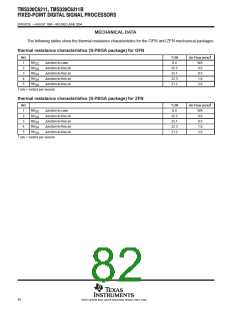 浏览型号TMS320C6211FZ120的Datasheet PDF文件第82页