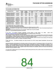 浏览型号TMS320C6211FZ120的Datasheet PDF文件第84页