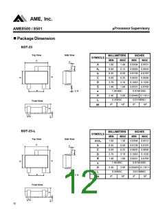 浏览型号AME8500BEEVAD46的Datasheet PDF文件第12页