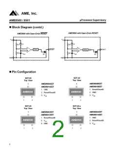 浏览型号AME8500BEEVAD46的Datasheet PDF文件第2页