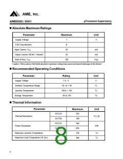 浏览型号AME8500BEEVAD46的Datasheet PDF文件第8页