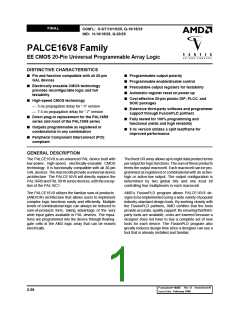 浏览型号PALCE16V8H-5JC的Datasheet PDF文件第1页