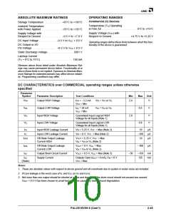 浏览型号PALCE16V8H-5JC的Datasheet PDF文件第10页