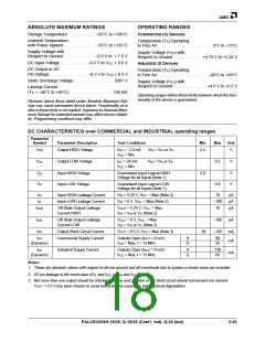 浏览型号PALCE16V8H-5JC的Datasheet PDF文件第18页