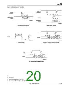 浏览型号PALCE16V8H-5JC的Datasheet PDF文件第20页
